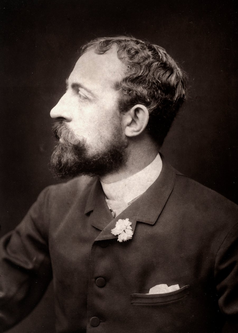 1885年にパリのサロンで描かれたアーティストテオバルドシャルトラン 作： フランスの写真家