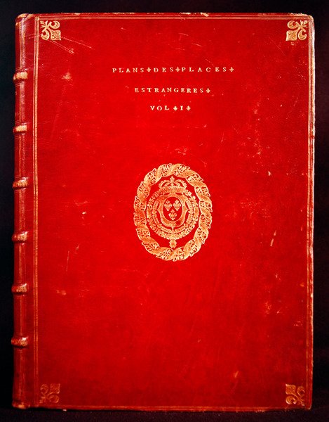 ルイ14世のアトラス。 Plans des Places etrangeres、Vol。1、1665（革） 作： フランス語学校