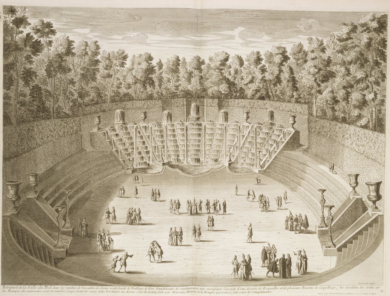ボールルームのグローブ、ベルサイユ、c.1715 作： フランス語学校