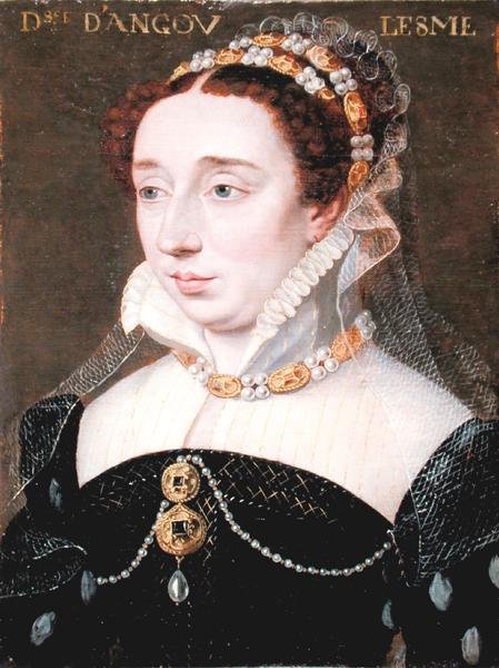 フランスまたはヴァロワ（1538-1619）のダイアンアングレーム公爵夫人 作： フランス語学校