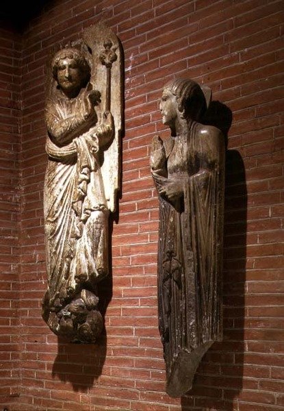 聖セルニンの外部からの受胎告知の図、c.1200（223471も参照） 作： フランス語学校