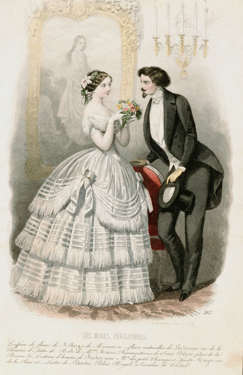 Les Modes Parisiennes、1850年頃 作： フランス語学校