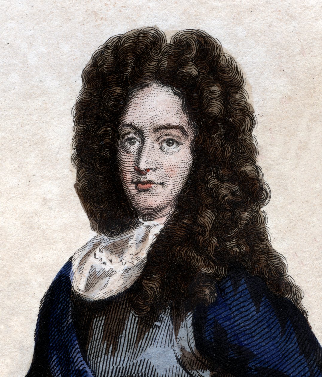 ジェームズフィッツジェームズの肖像、第1公爵（1670〜1734年）、フランスの軍事指導者。 作： フランス語学校