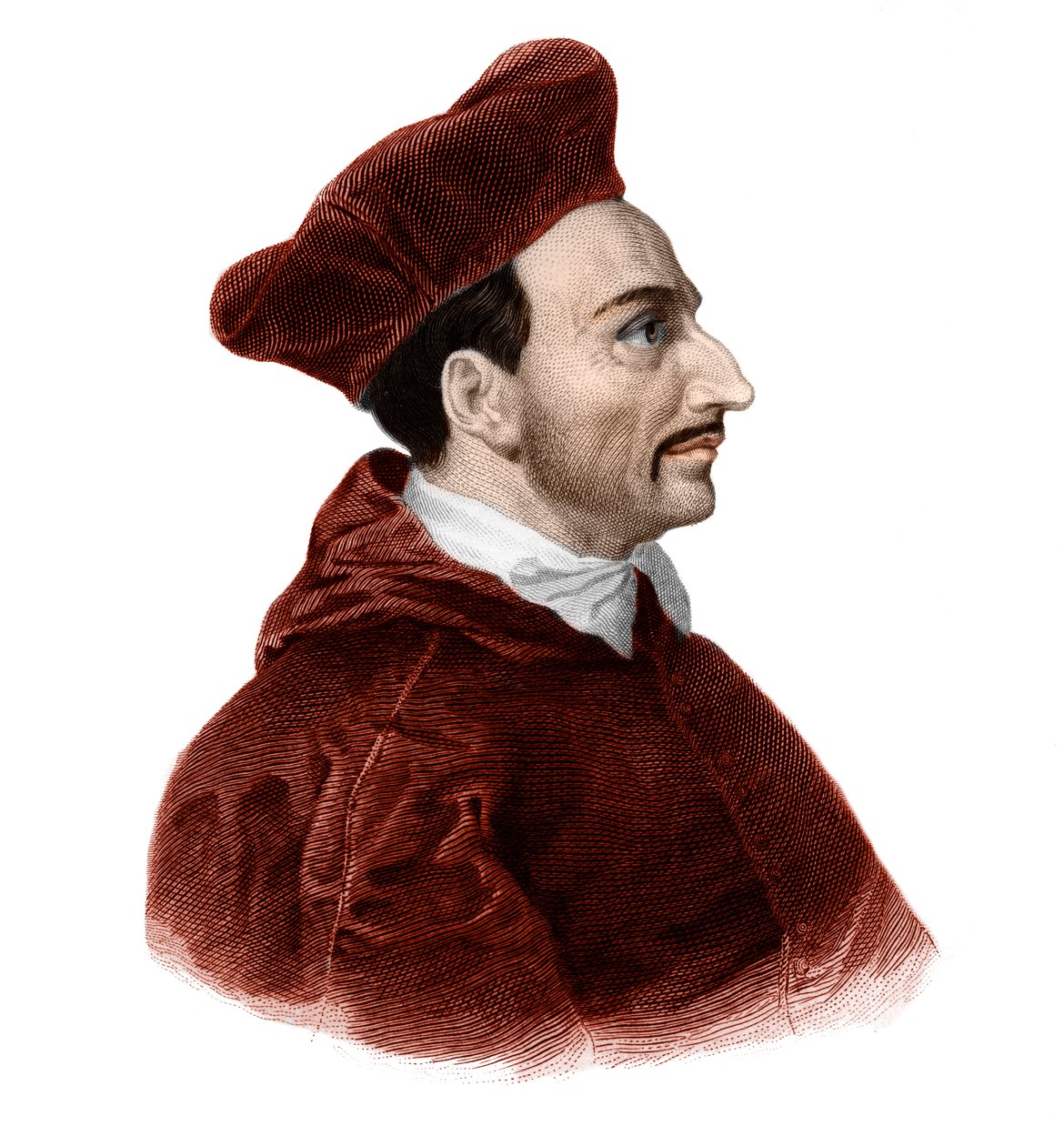 セントチャールズボロミー（1538-1584）枢機卿の肖像。 作： フランス語学校