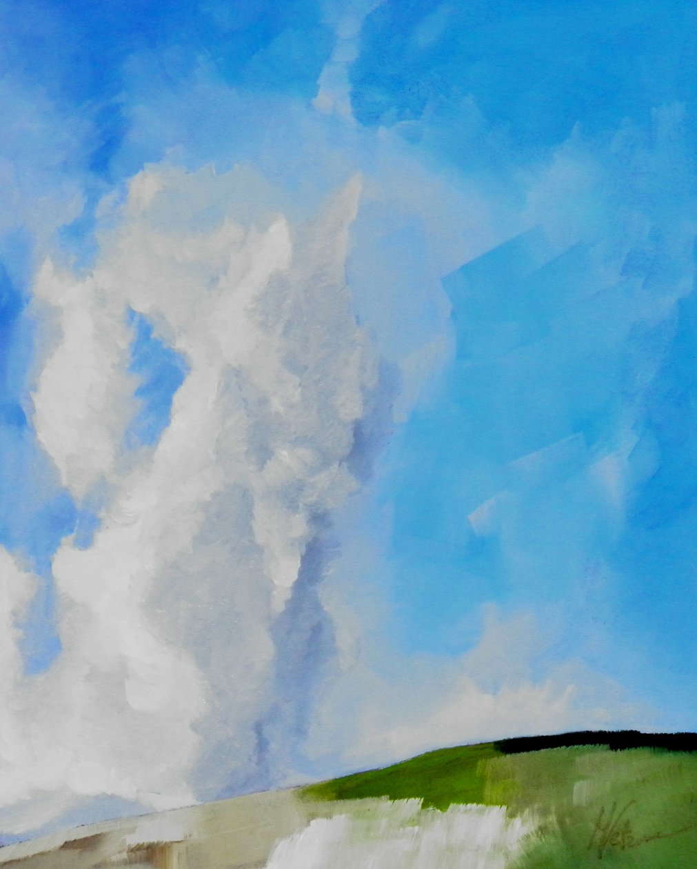 予期せぬ雲 作： 