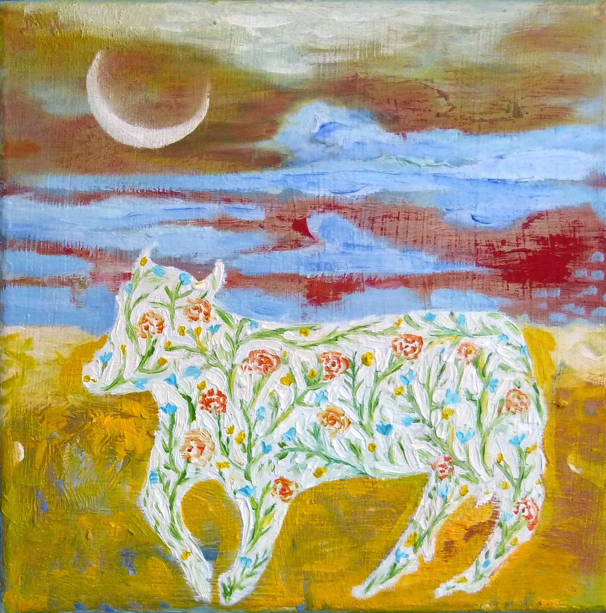 牛との夕べ 作： 