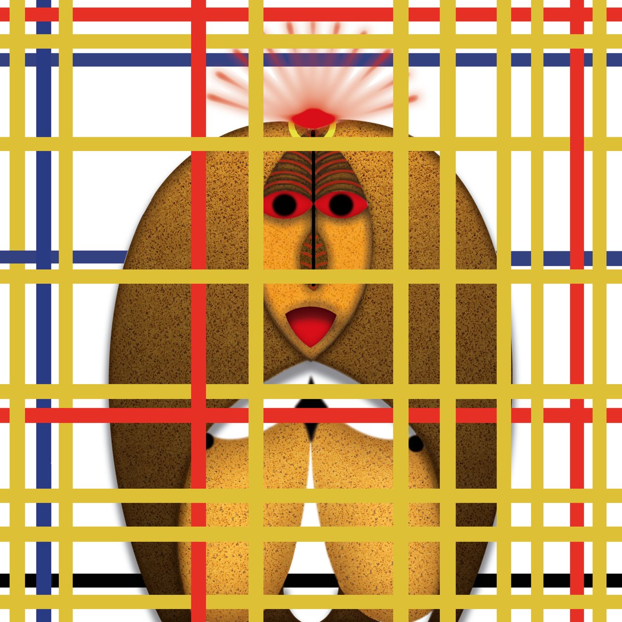 Lockdown (XXV) - (aus der Serie Animal Rationale) 作： 