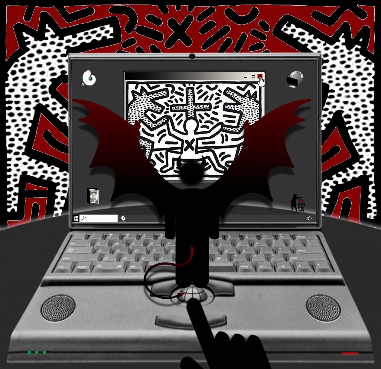 反キリスト者(IV) - 暴徒 (シリーズより ウィンドウズ) 作： 