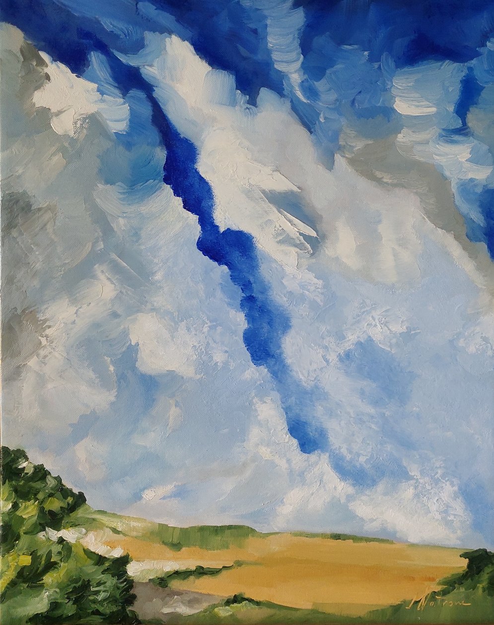 夏空 作： 