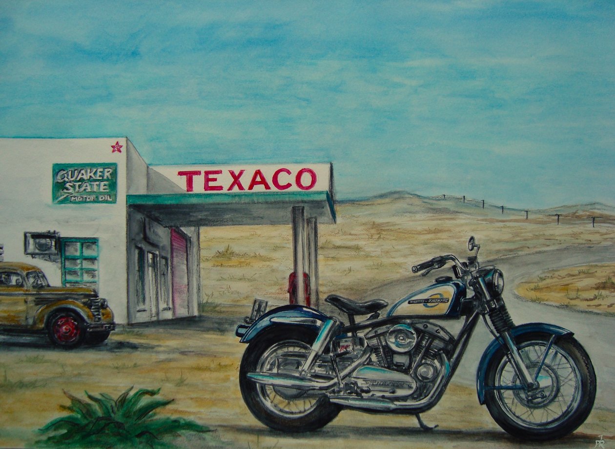 ハーレーダビッドソン・スポーツスター 1959年式 作： 