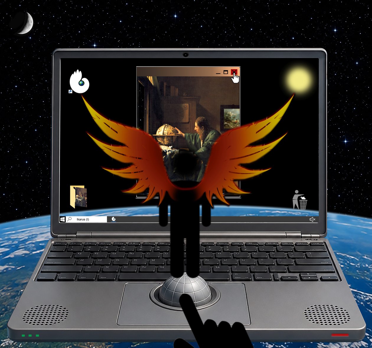 イカロス（I）（シリーズ「WINDOWS」より） 作： 
