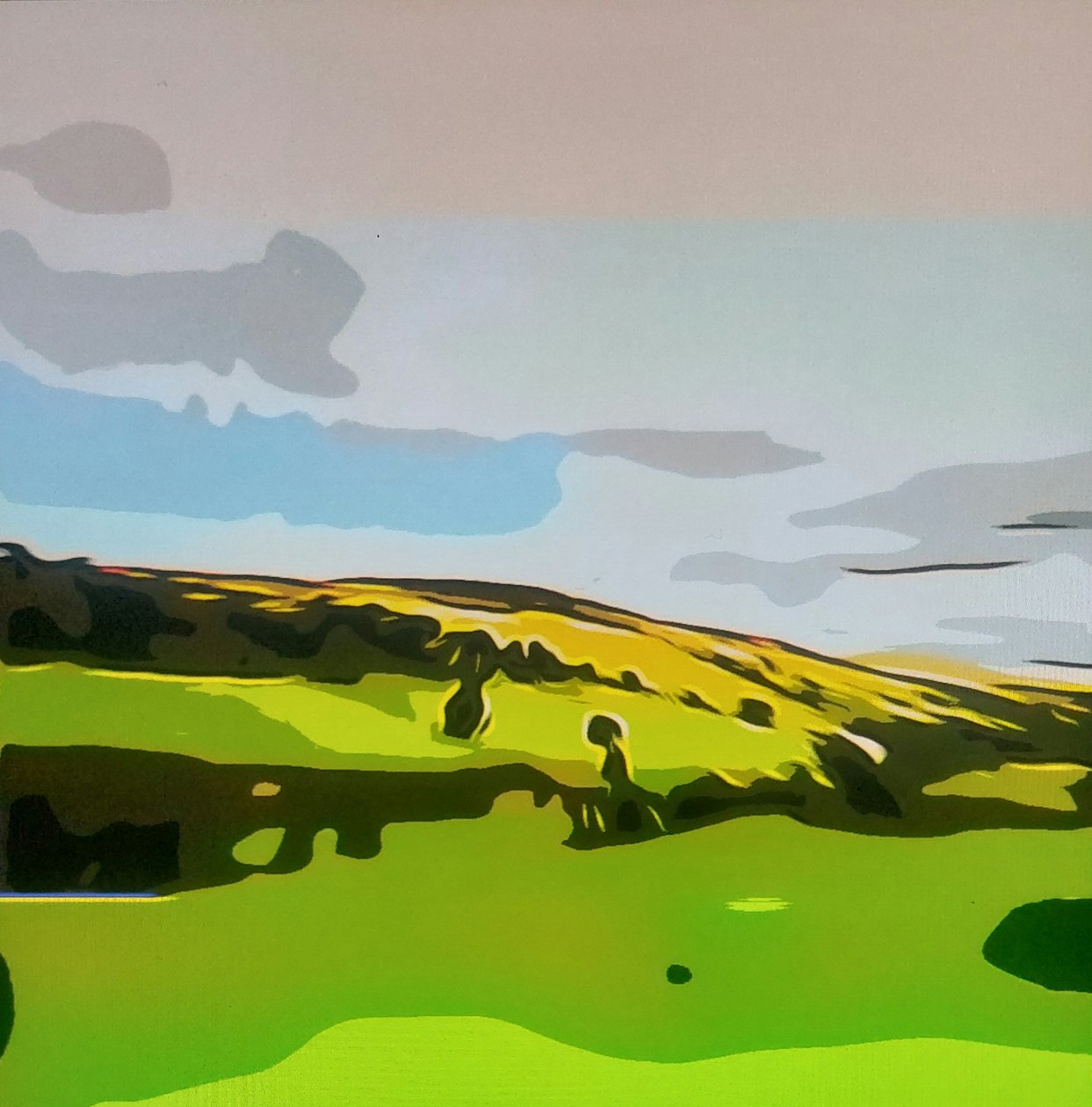 Digitale Landschaft 01 作： 