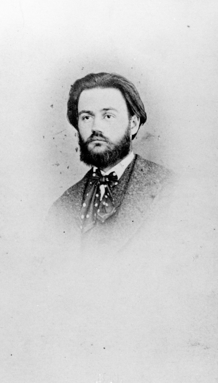 エミールゾラ（1840-1902）25歳、1865年頃 作： A.ピンサード