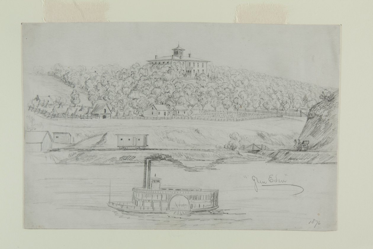鉛筆画 Glen Eden by A.B.Greene 作： ABグリーン