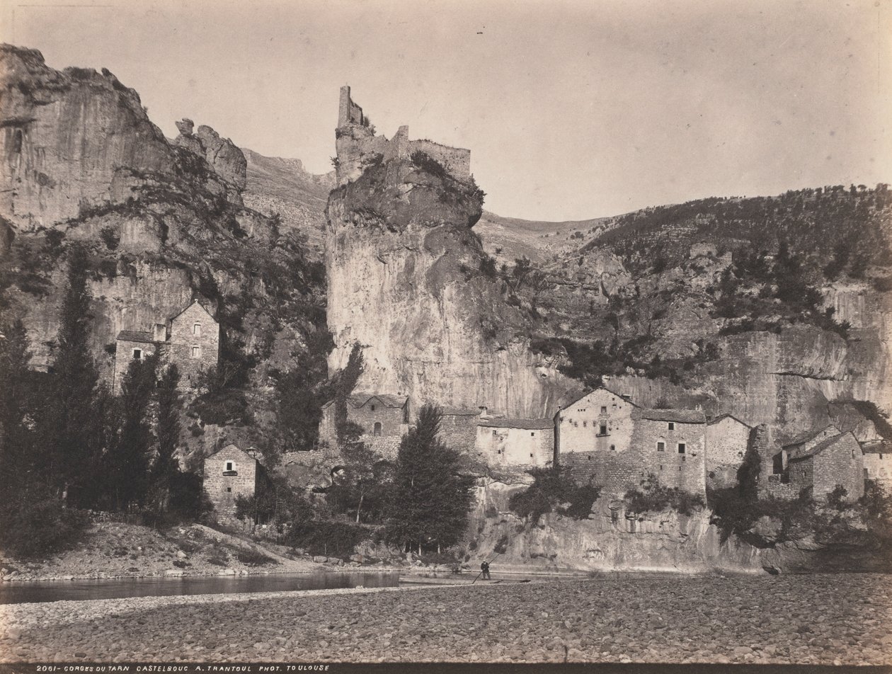 Gorges Du Tarn Castelbouc, 1870年代。 作： A.トラントゥール