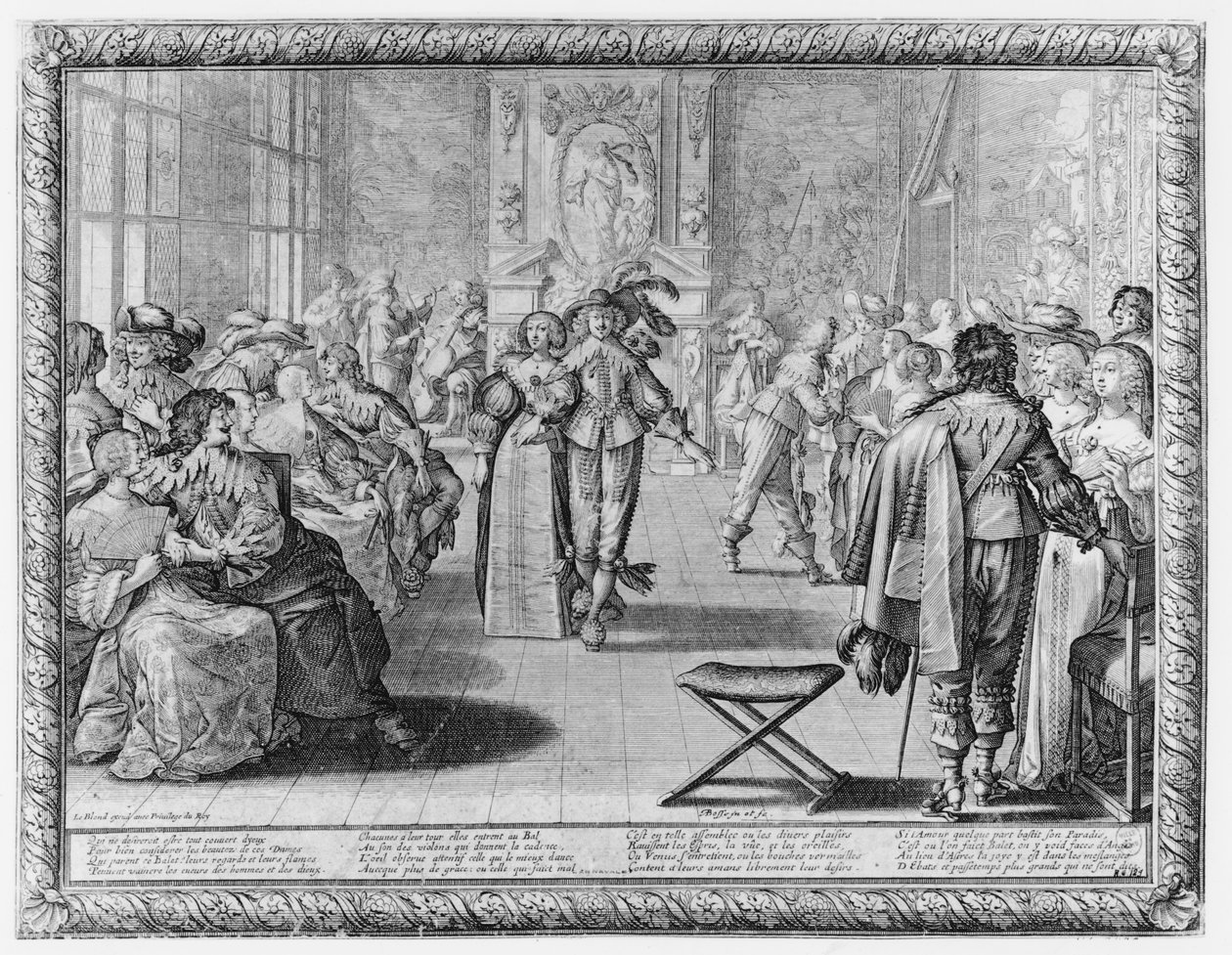 コートボール、1630年頃 作： アブラハム・ボス