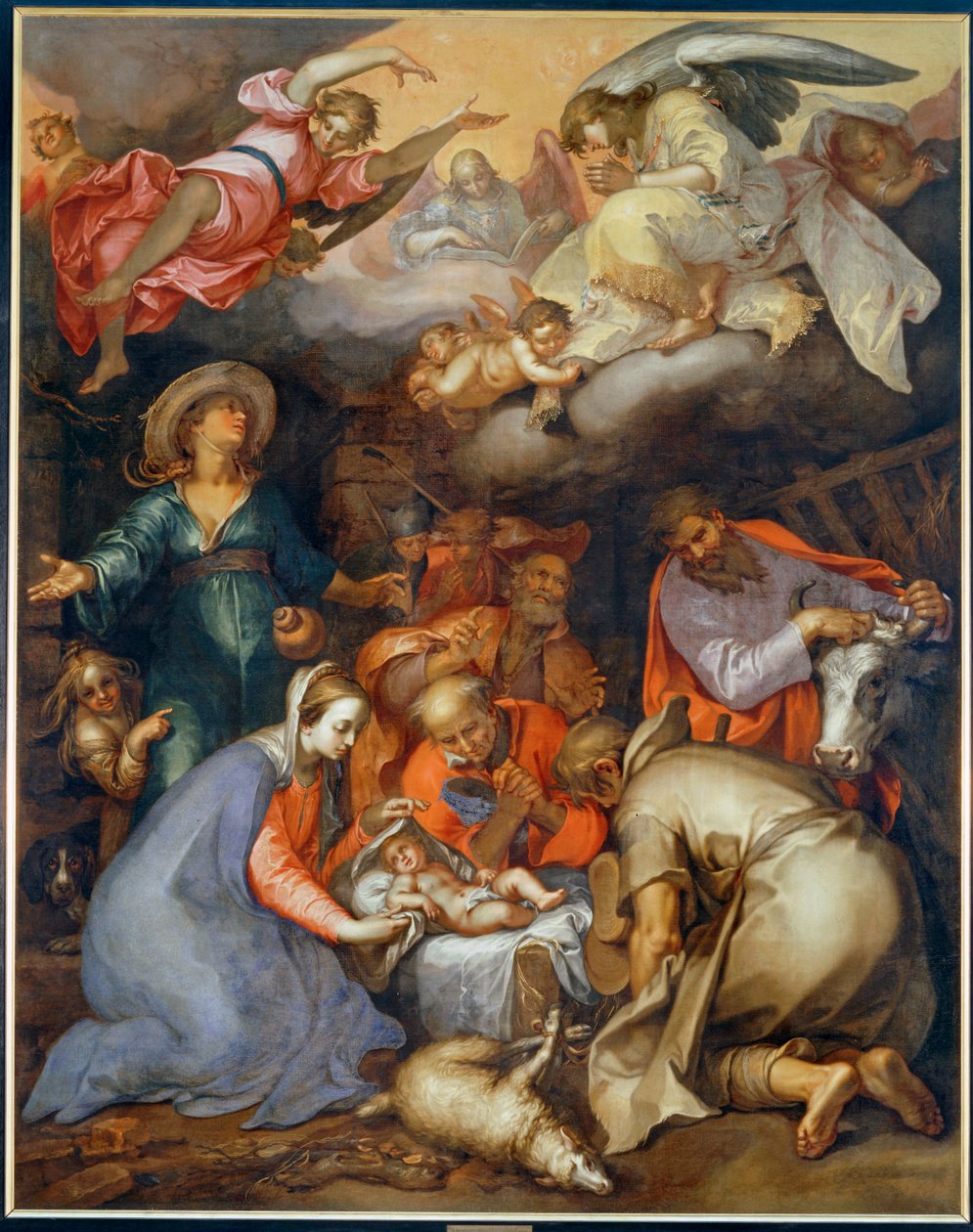 Adoration des bergers ... 作： アブラハムブロマート