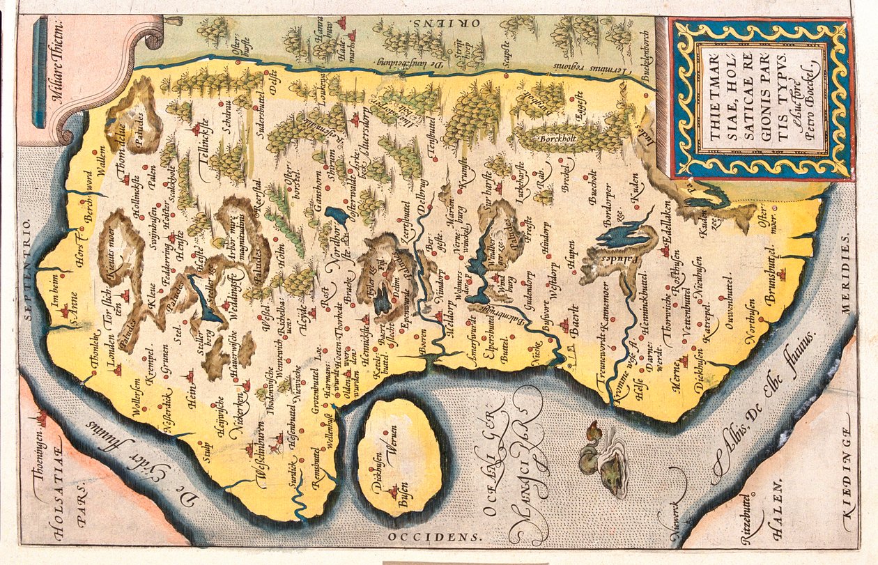 ドイツ、シュレースヴィヒ＝ホルシュタイン 作： アブラハム・オルテリウス