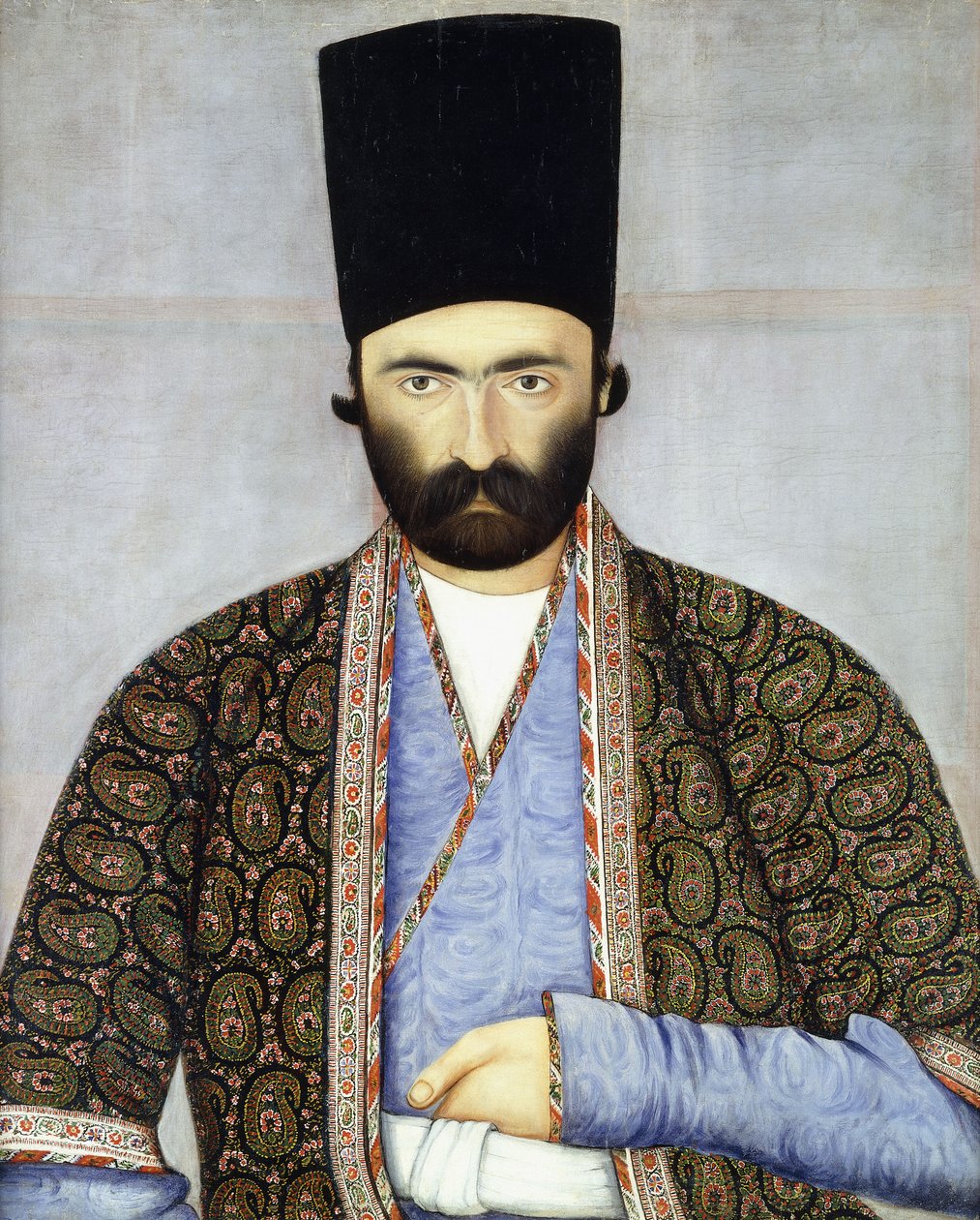 「Imad al Daulah、Imam Quli Khan、c。1855-1860の肖像 作： アブル・ハッサン・ガファリ