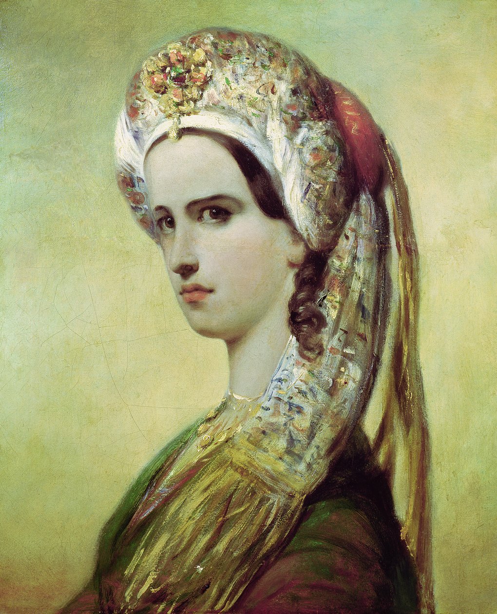 レイチェルの肖像（1821-58） 作： アキレ・デベリア