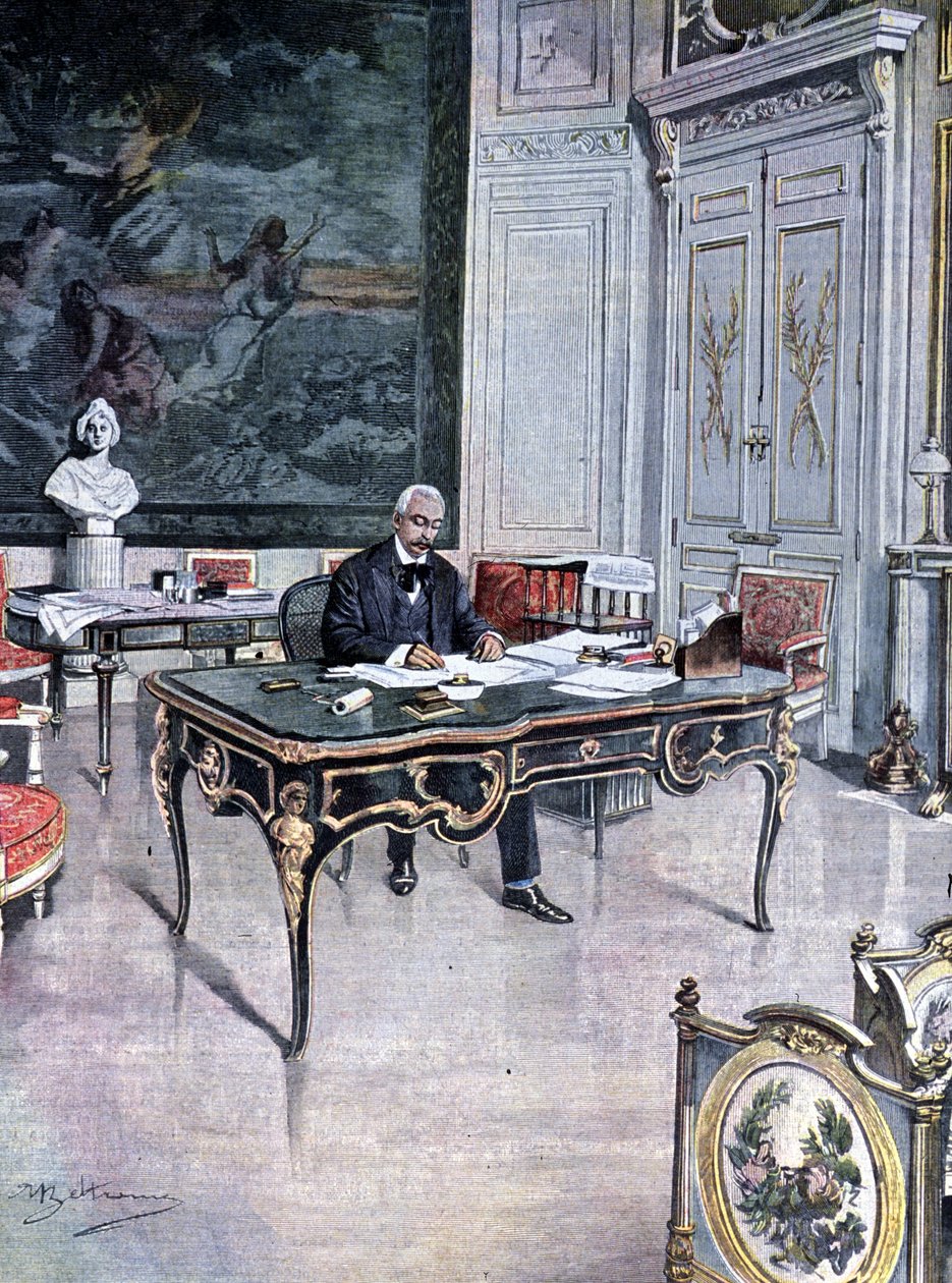 フランス共和国大統領Félix Faure（1899年） イラスト：Achille Beltrame 作： アキレ・ベルトラーメ