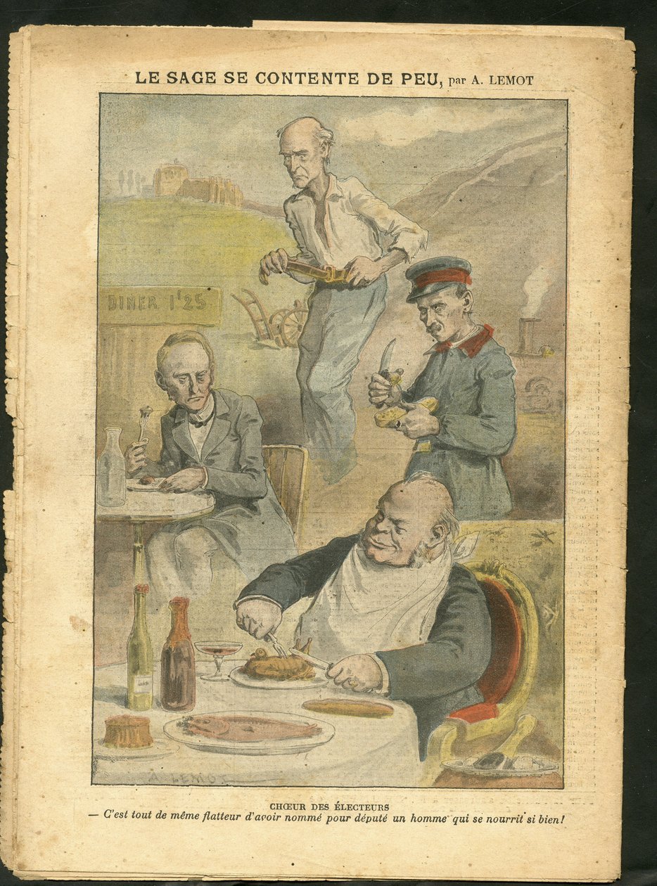 Le Pelerin』に掲載されたAchille Lemot（1846-1909）のイラスト 作： アキレ・レモット