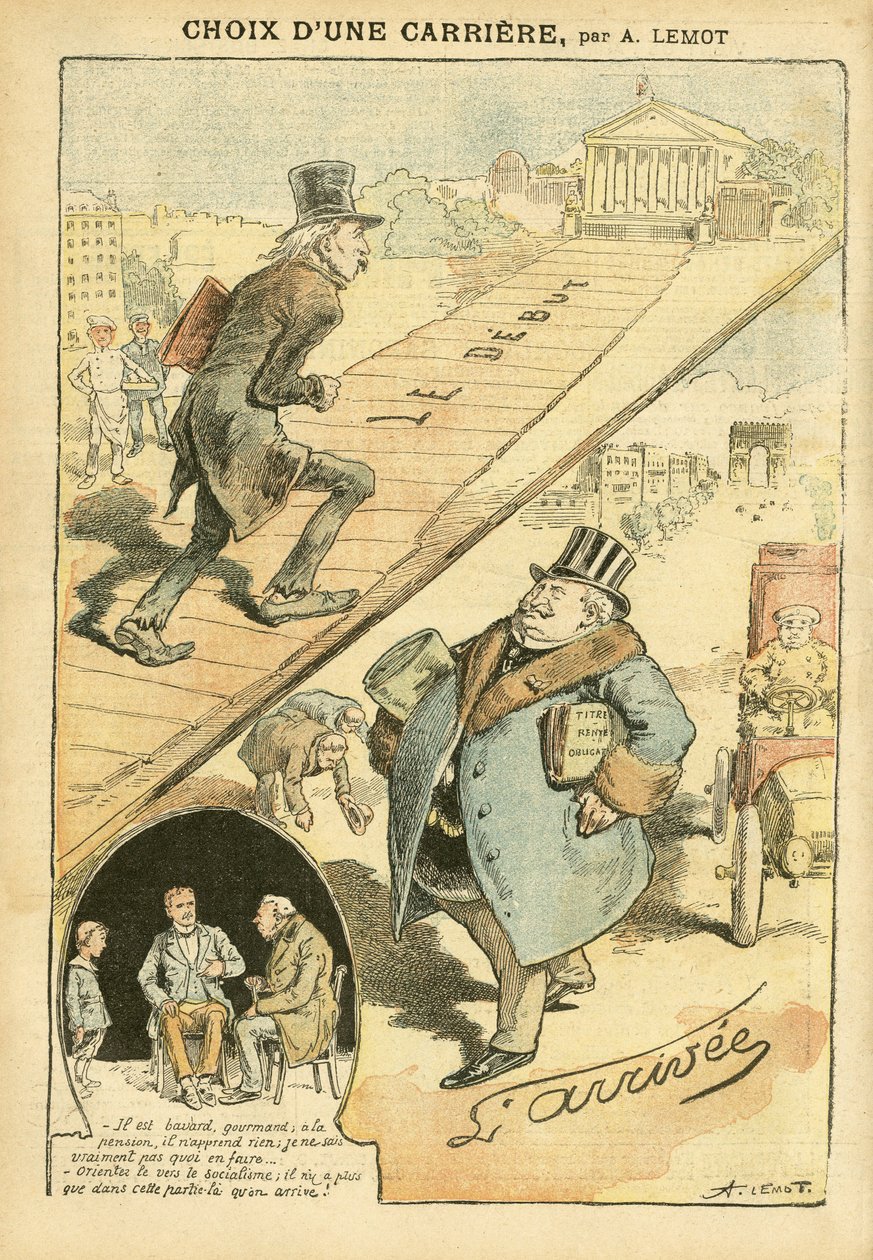 Le Pelerin』に掲載されたAchille Lemot（1846-1909）のイラスト 作： アキレ・レモット