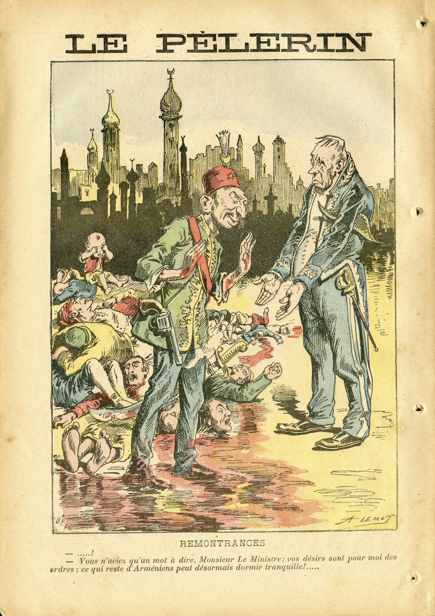 Le Pelerin』に掲載されたAchille Lemot（1846-1909）のイラスト 作： アキレ・レモット