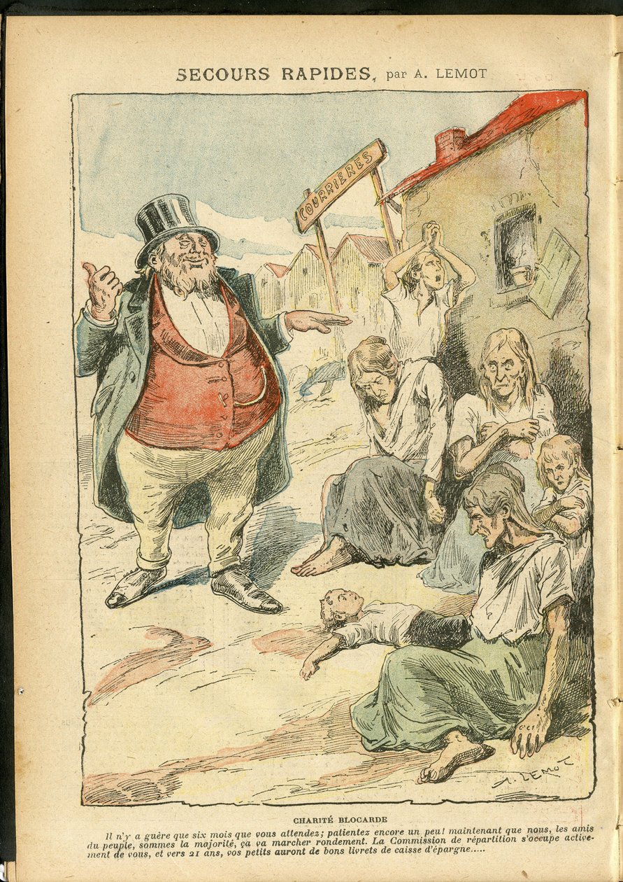Le Pelerin』に掲載されたAchille Lemot（1846-1909）のイラスト 作： アキレ・レモット