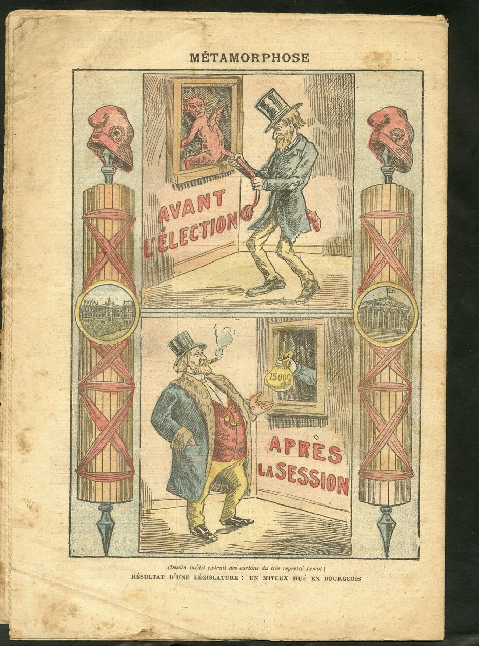 Le Pelerin』に掲載されたAchille Lemot（1846-1909）のイラスト 作： アキレ・レモット