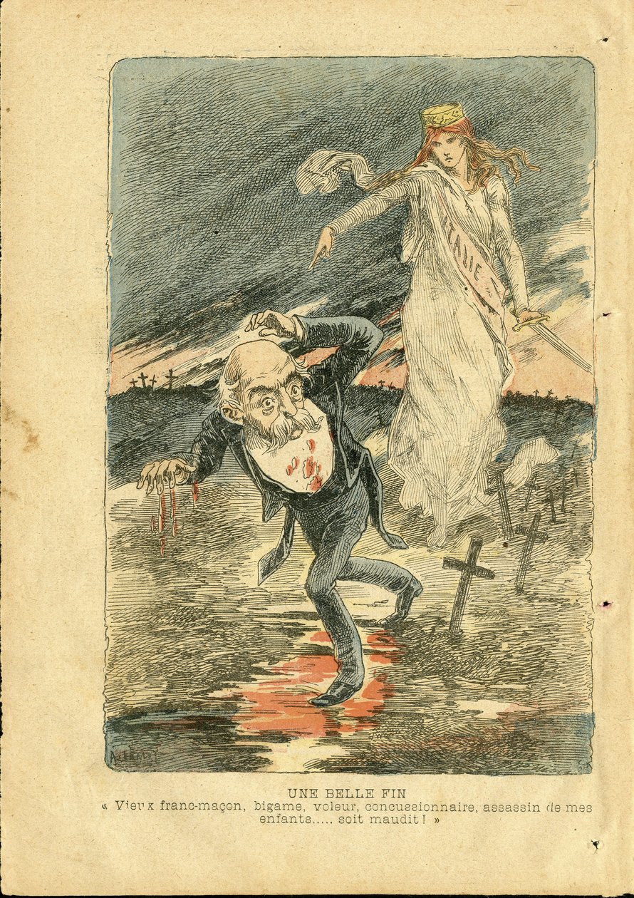 Le Pelerin』に掲載されたAchille Lemot（1846-1909）のイラスト 作： アキレ・レモット
