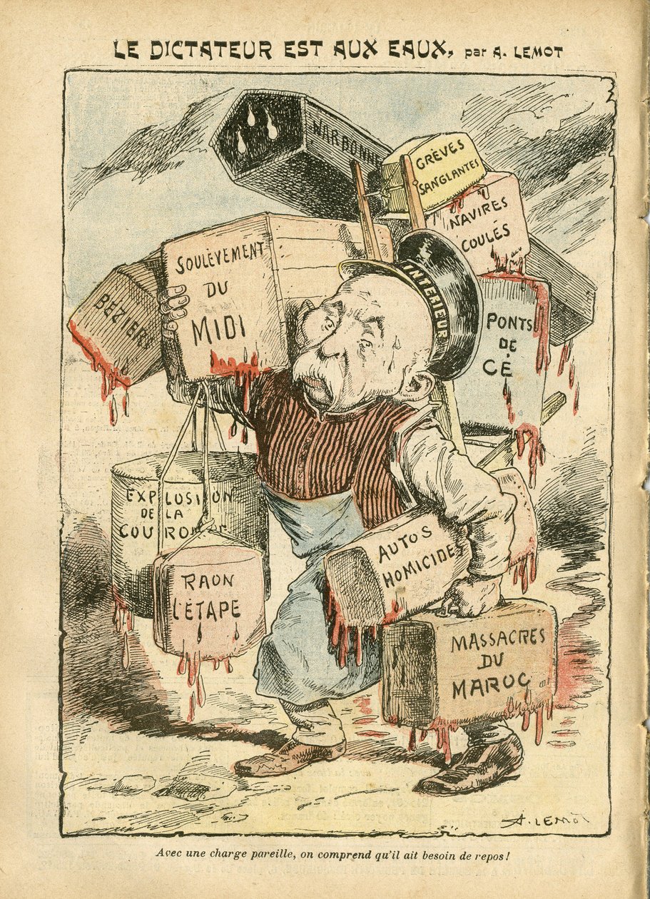 Le Pelerin』に掲載されたAchille Lemot（1846-1909）のイラスト 作： アキレ・レモット