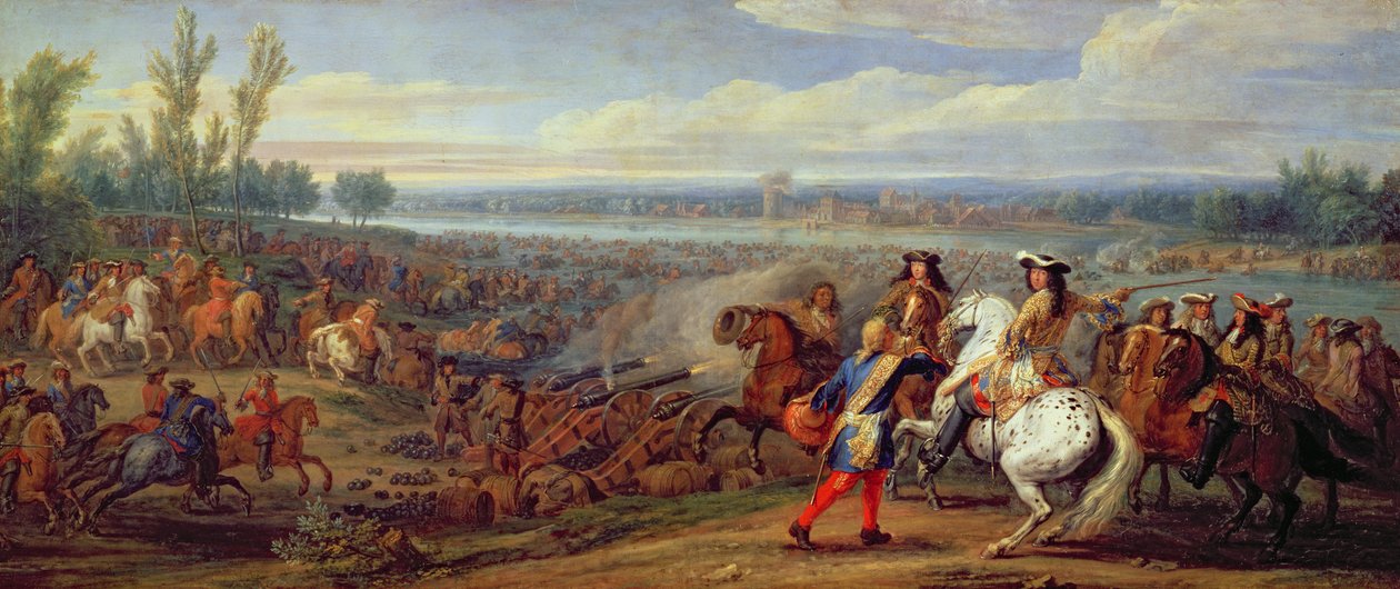 ラインの交差点、1672年6月12日 作： アダム・フランス・ファン・デル・ミューレン