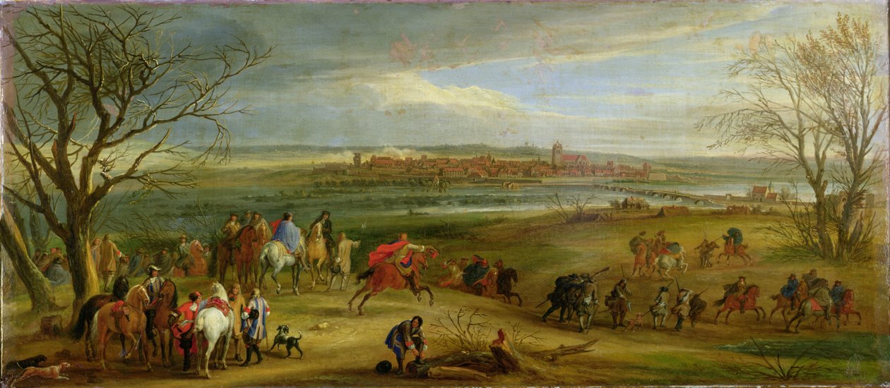 1668年後の1668年2月14日、ドール包囲戦の様子 作： アダム・フランス・ファン・デル・ミューレン