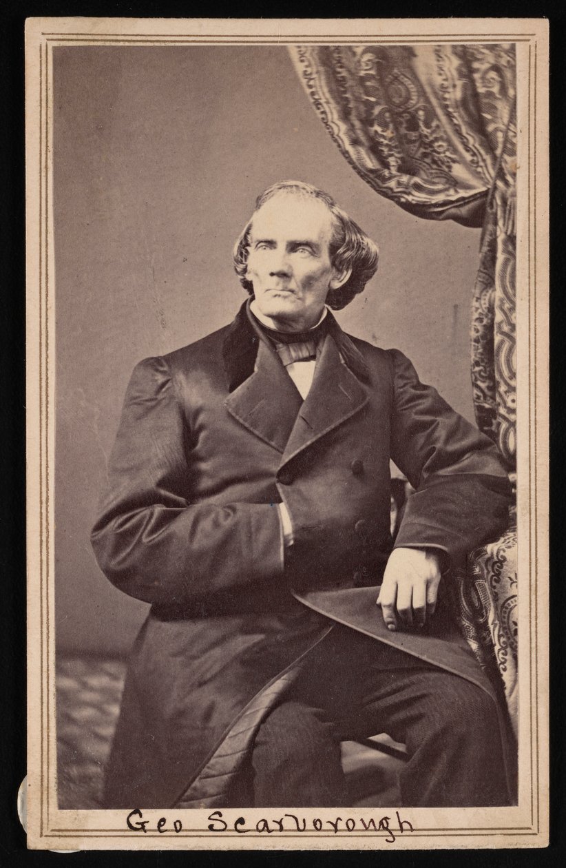 ジョージ・スカボローの肖像、1862～1863年。 作： アディスとノエル