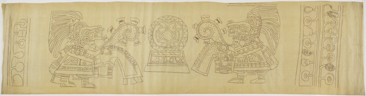 メヒコ州テオティワカンの壁画カサデバリオス-「司祭の家」 作： アデラ・ブレトン