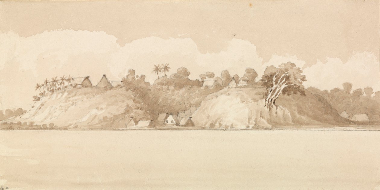 ヴェワ、フィジー諸島、1849年10月［フィジー］」。 作： 提督サー・エドワード・ジェニーズ・ファンショー