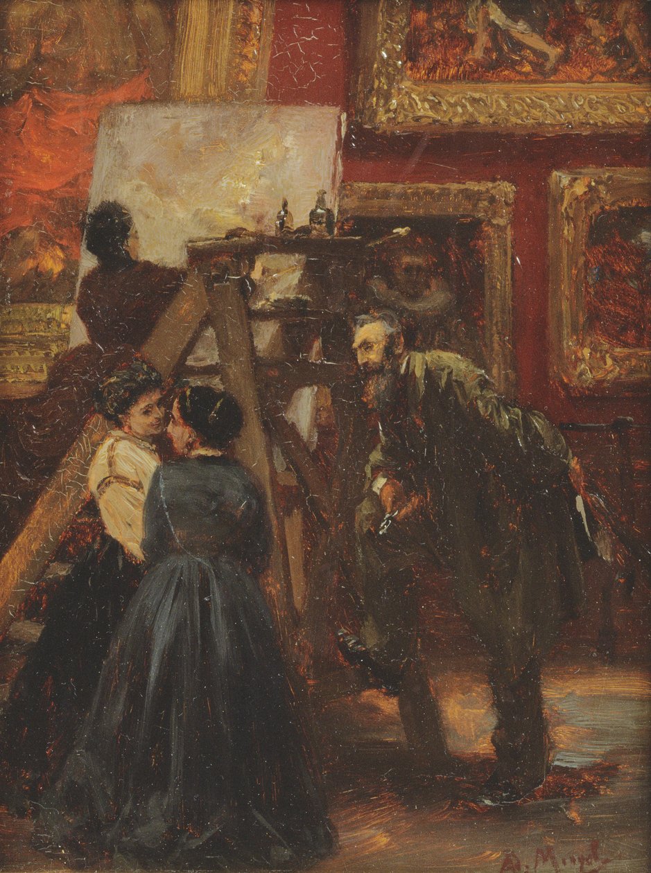 ルーヴル美術館、1867年 作： アドルフ・メンゼル