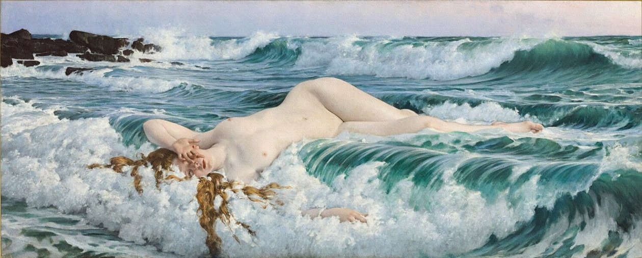 アフロディーテ、1893年頃 作： アドルフ・ヒレミー・ヒルシュル