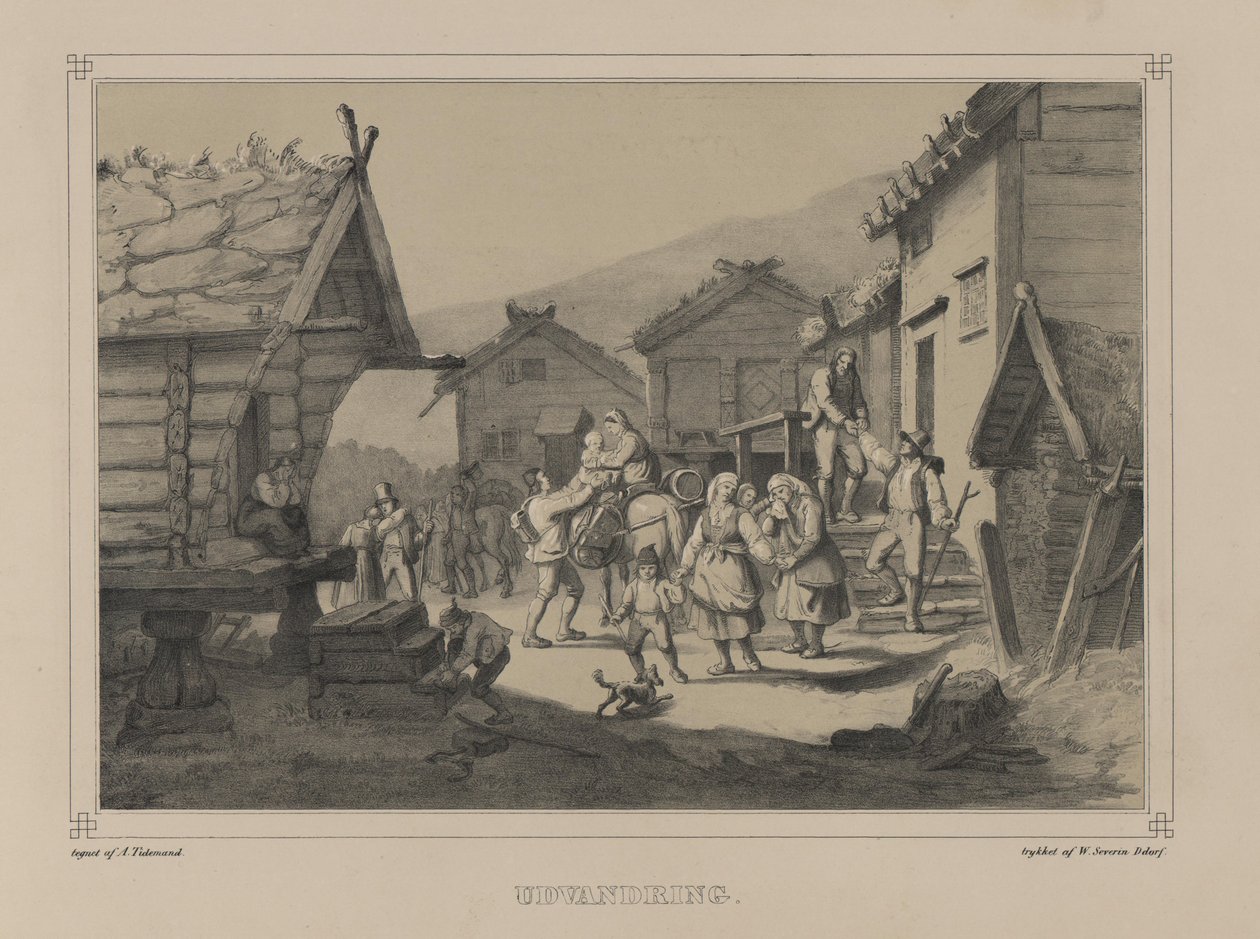 図版は「Norge fremstillet i Tegninger av Asbjørnsen, P.Chr. og utgitt av Chr.Tønsberg」（no, 1848）から引用したものです。 作： アドルフ・ティデマンド
