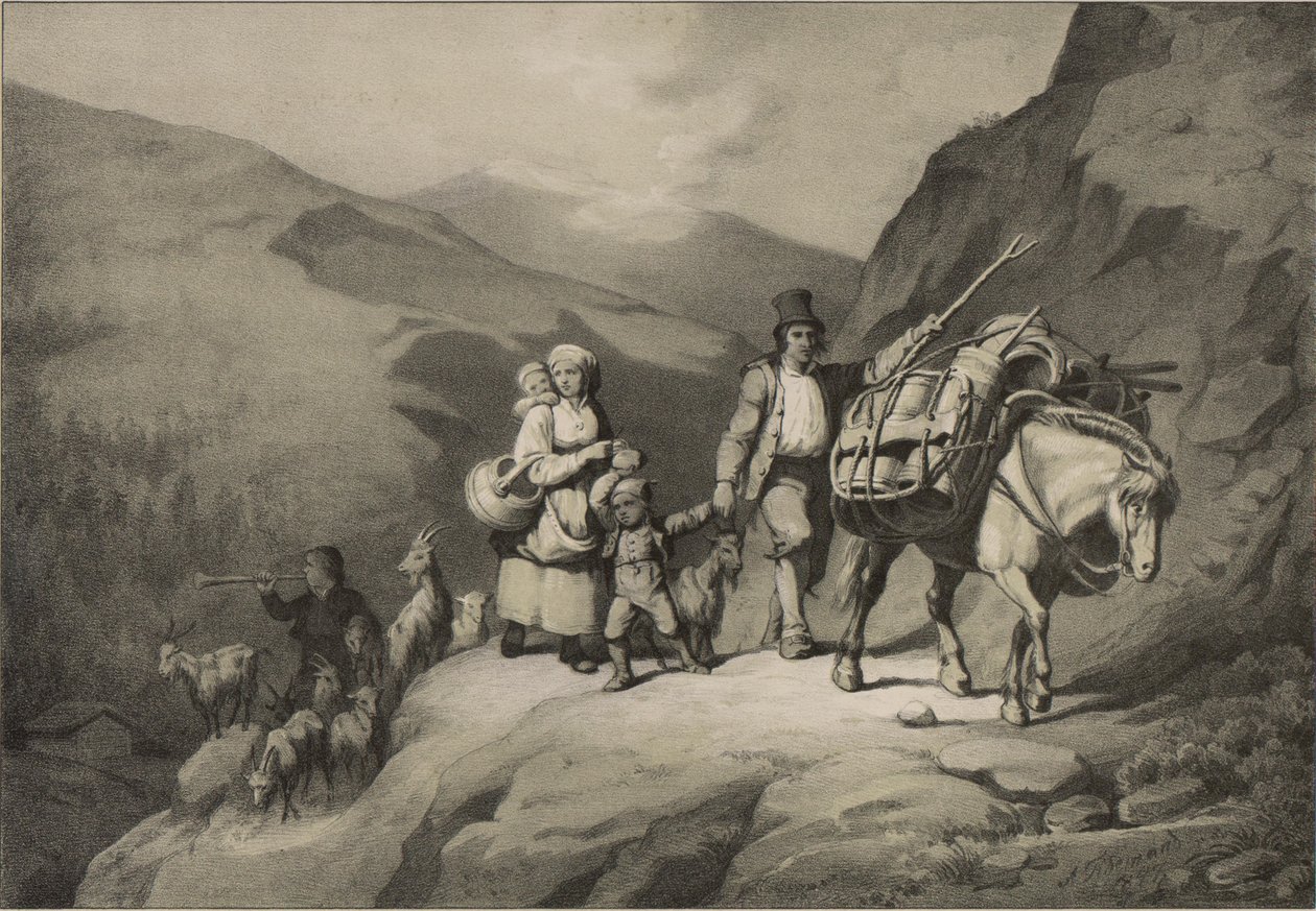 図版は「Norge fremstillet i Tegninger av Asbjørnsen, P.Chr. og utgitt av Chr.Tønsberg」（no, 1848）から引用したものです。 作： アドルフ・ティデマンド