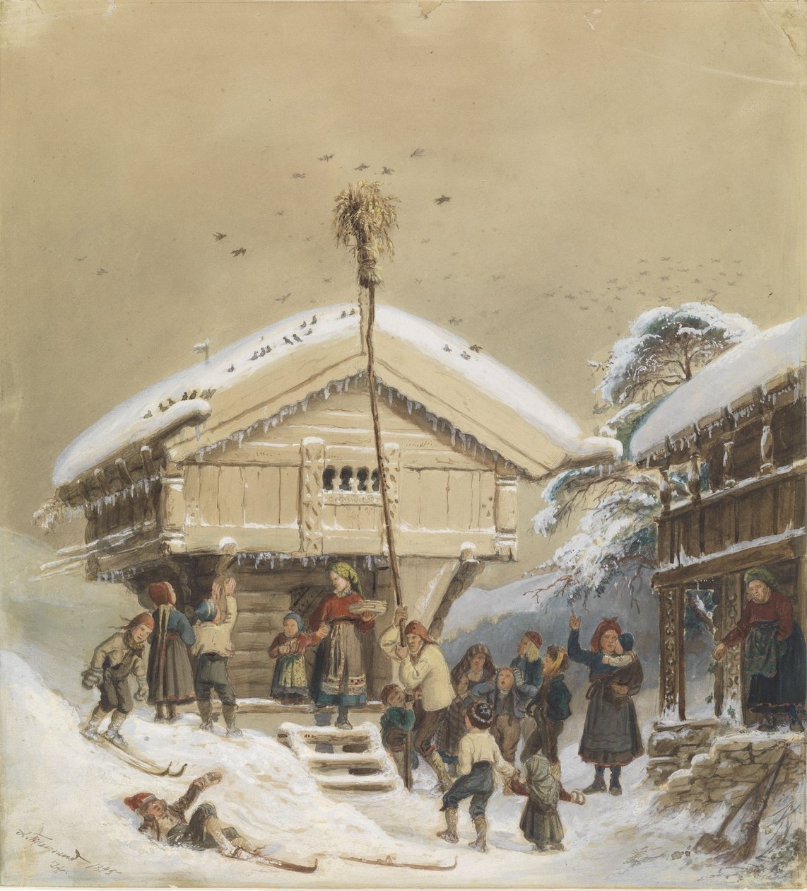 ノルウェーのクリスマスの習慣 作： アドルフ・ティデマンド