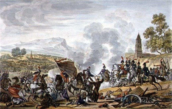 オカナの戦い 作： Adolphe Eugene Gabriel（後）Roehn