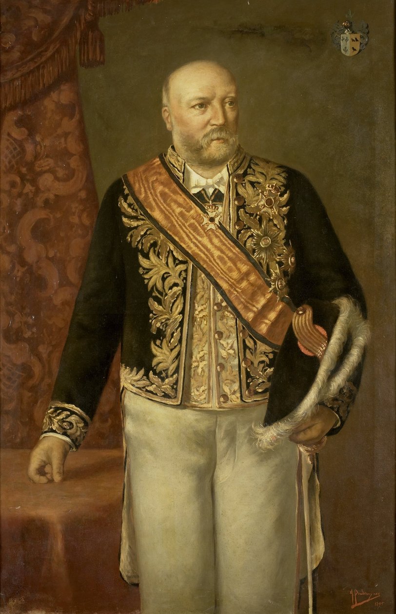 Cornelis Pijnacker Hordijk (1847-1908)。 総督 (1888-93) 作： Adriaan Boudewijnse