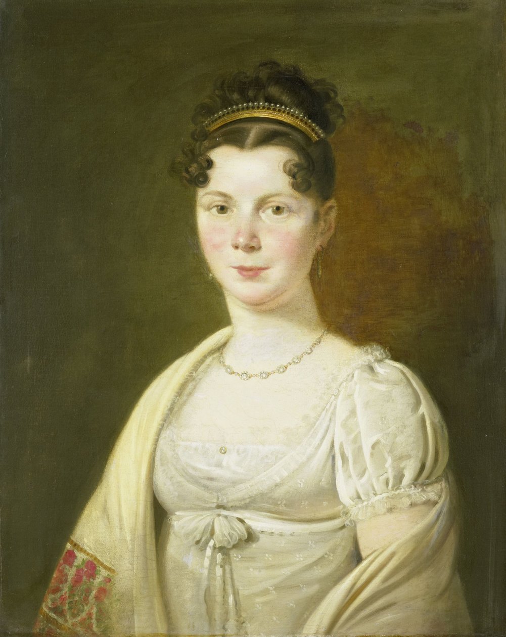 ヴィルヘルミナ マリア ハーク (1786-1857) の肖像、ゲリット ヴェルドレンの 4 番目の妻 作： エイドリアン・デ・レリー