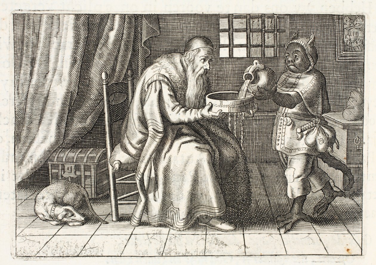 金持ち、ヨハネス・デ・ブルネ（1589-1658）による「ジンネ・ヴェルクの紋章」のイラスト、ヤン・ジェイコブス・シッパー、アムステルダム、1661 作： アドリアーン・ピーテルス・ファン・デ・ヴァン