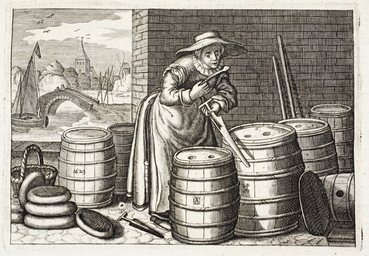 シャム、ヨハネス・デ・ブルネ（1589-1658）による「ジンネ・ヴェルクの紋章」のイラスト、ヤン・ジェイコブス・シッパー、アムステルダム、1661年 作： アドリアーン・ピーテルス・ファン・デ・ヴァン