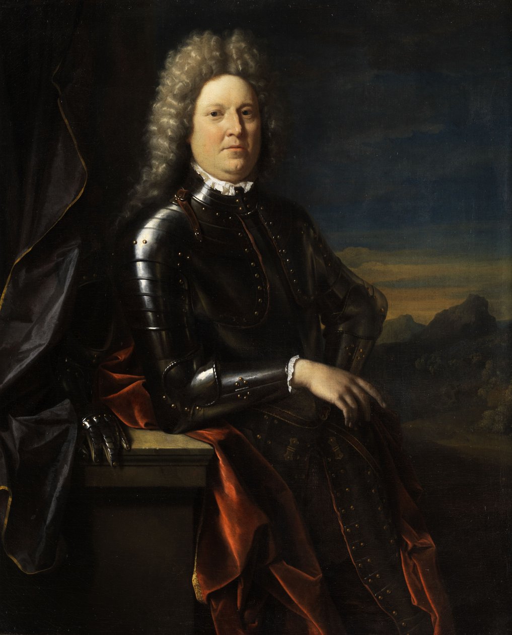 フリードリヒ・フォン・シェームベルク-シェーンベルク（1615-1690）の肖像 作： アドリアン・ファン・デル・ヴェルフ