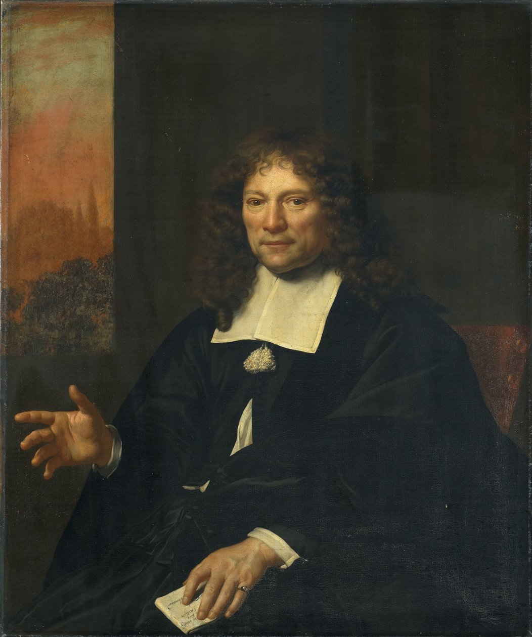 ダニエル・ニエリウス（1610-1689）の肖像 作： アドリアーンバッカー