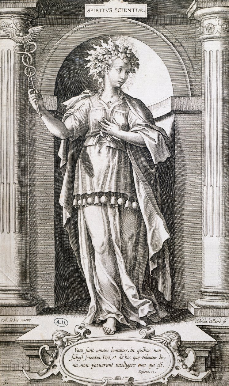 Alegoria das Ciências, de Adriaen Collaert (ca 1560-1618). 作： アドリアーン・コラールト
